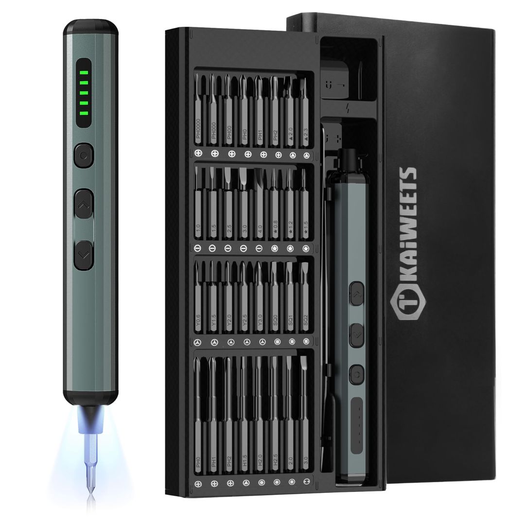 Electric Screwdriver Set 70 in 1 Precision Drill with 64 S2 Magnetic ...