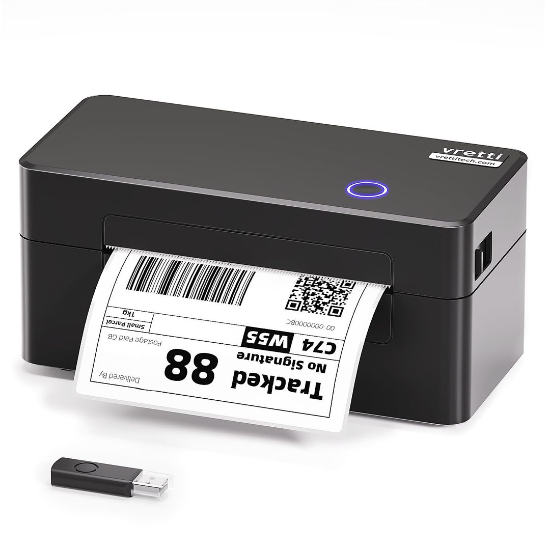 Thermal Label Printer for Shipping – 4x6 USB
